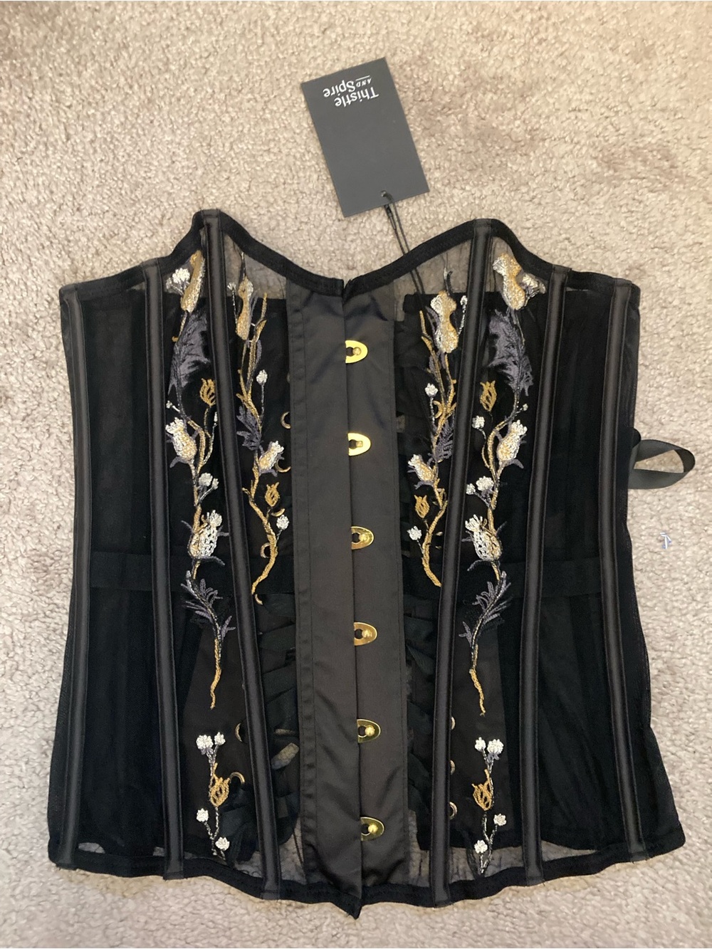 Thistle and Spire Black Cirsi Corset